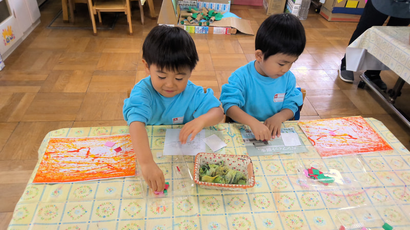 アカ、ミドリ、どれにしようかな